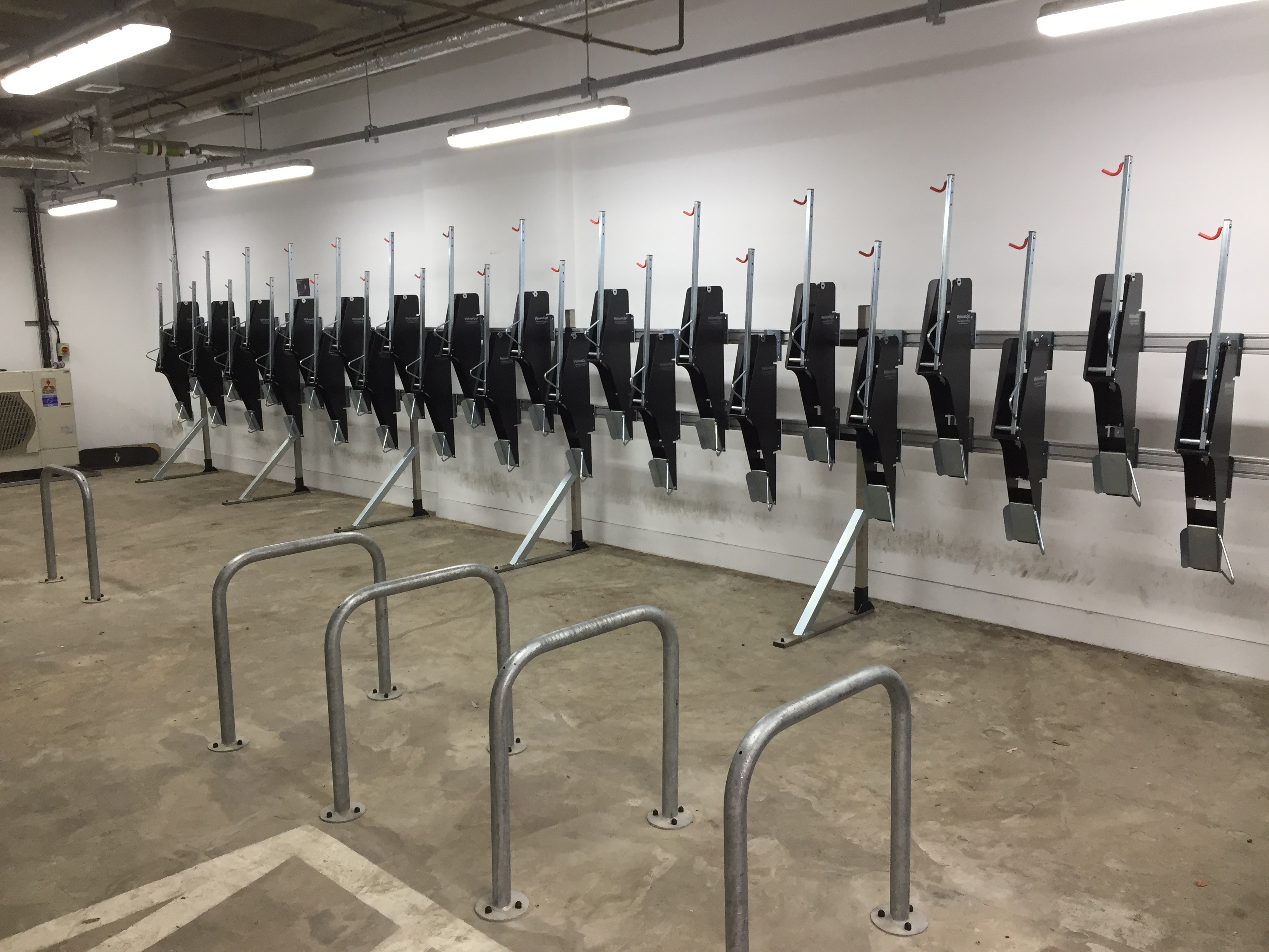 University of Edinburgh Receives Ingenious Vertical Cycle Stands