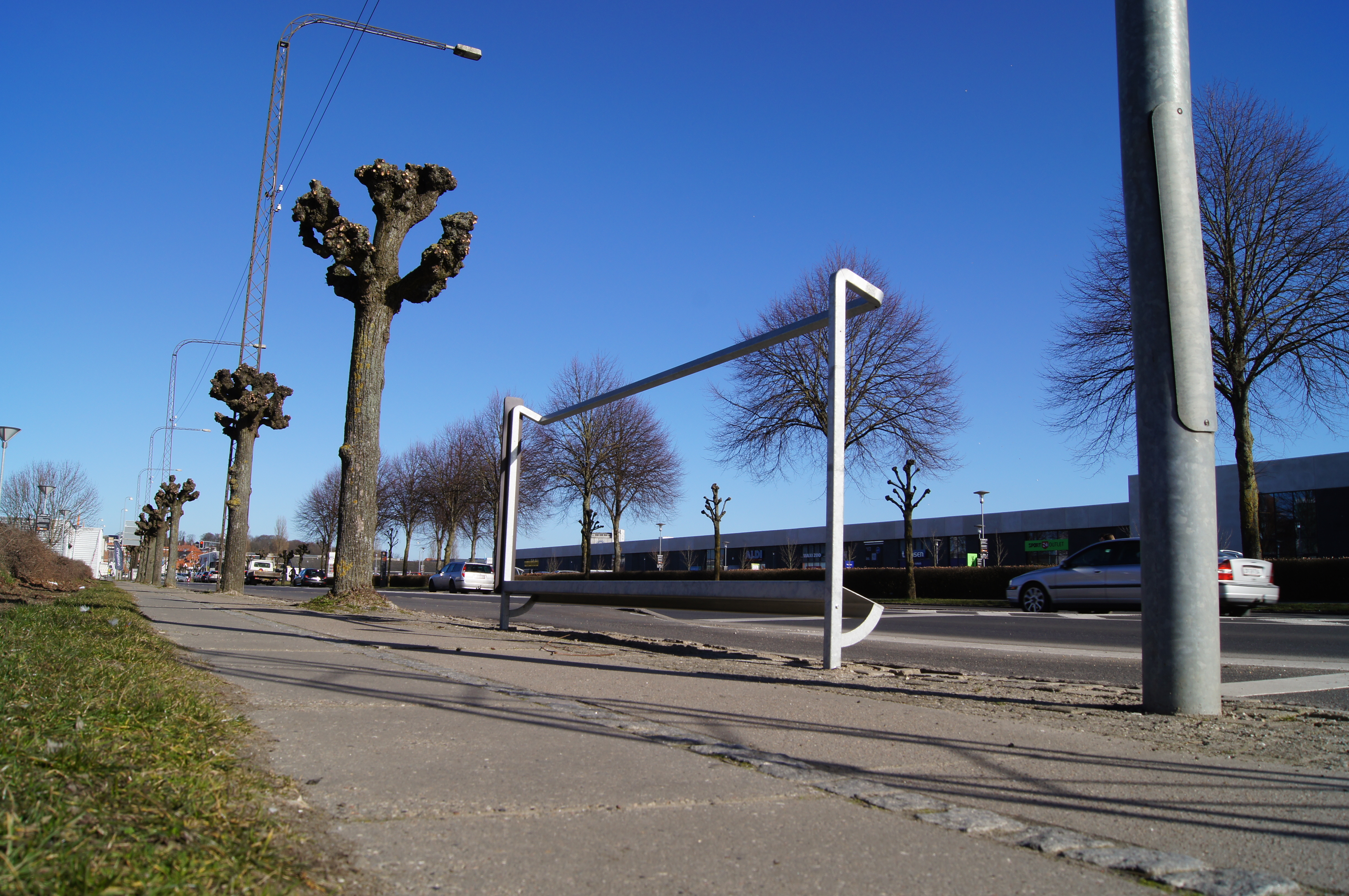 Falco Installs Twenty Cycle Leaning Rails Across the Cycling City of Horsens, Denmark