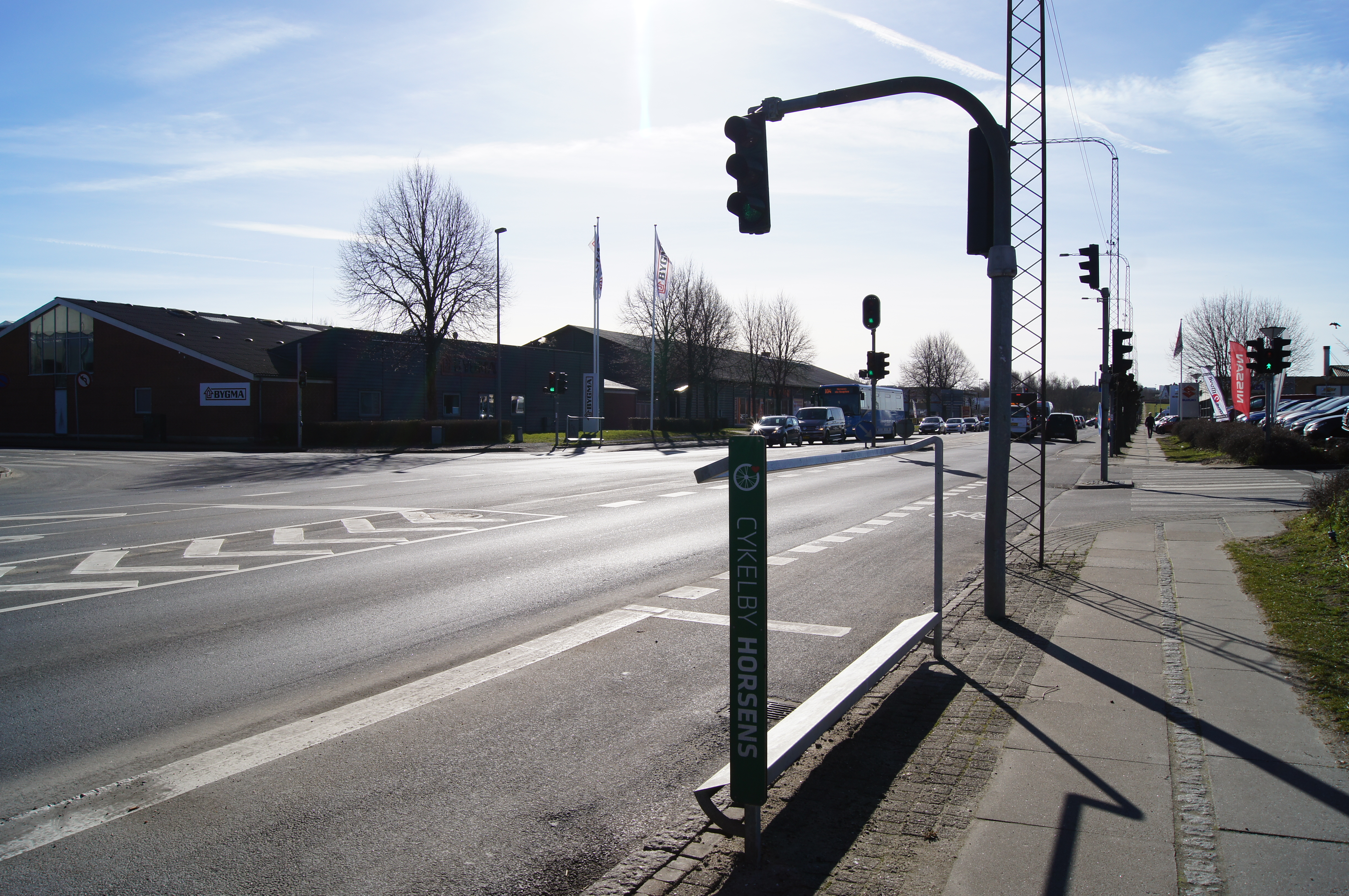 Falco Installs Twenty Cycle Leaning Rails Across the Cycling City of Horsens, Denmark