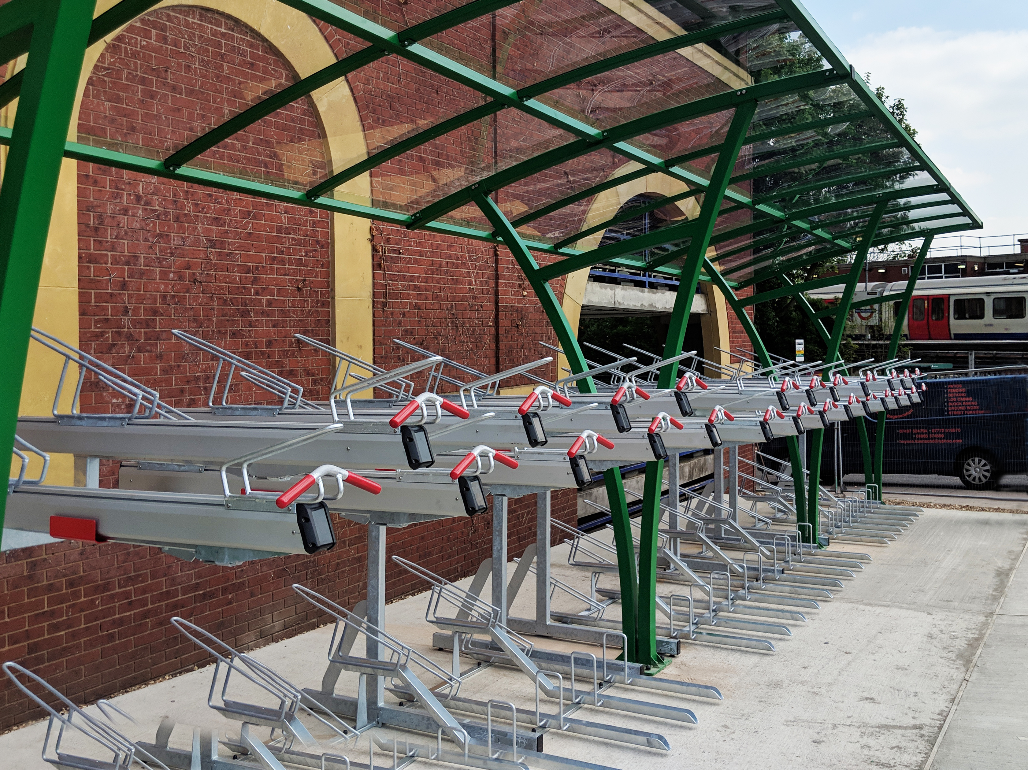 Two-Tier Cycle Parking for Rickmansworth Station Two-Tier Cycle Parking Racks