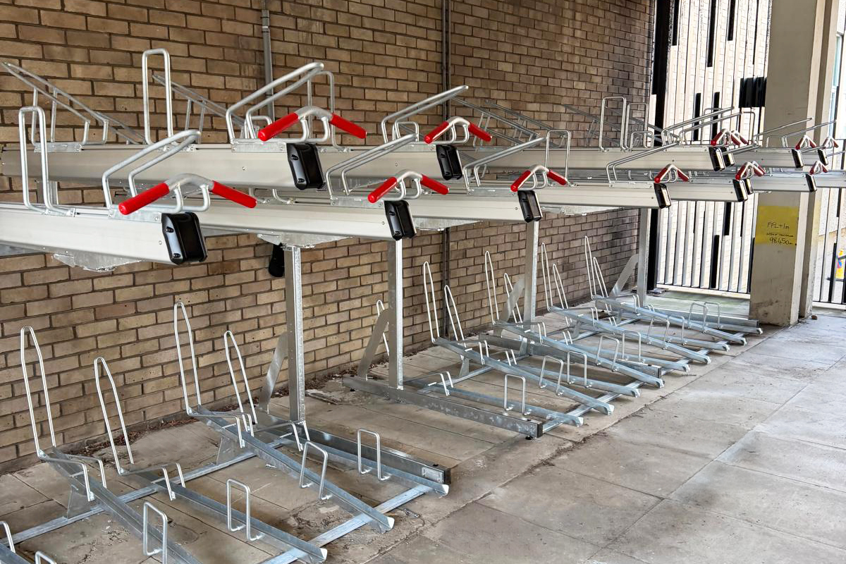 FalcoLevel-Premium+ Two-Tier Cycle Rack
