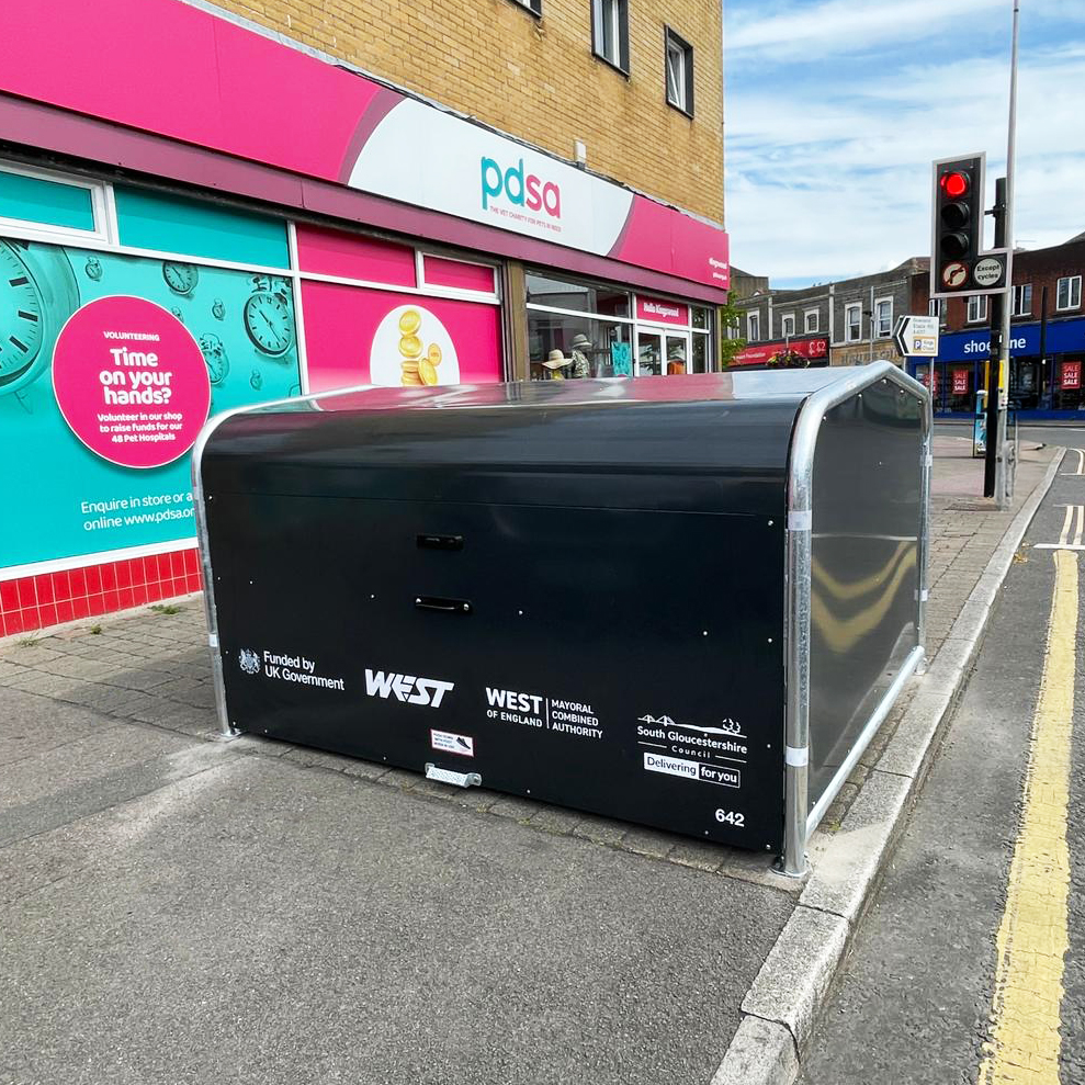 South Gloucestershire Council Bike Hangar