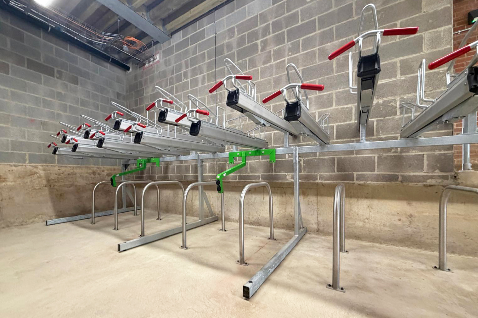 University of Oxford Two-Tier Falco Cycle Parking