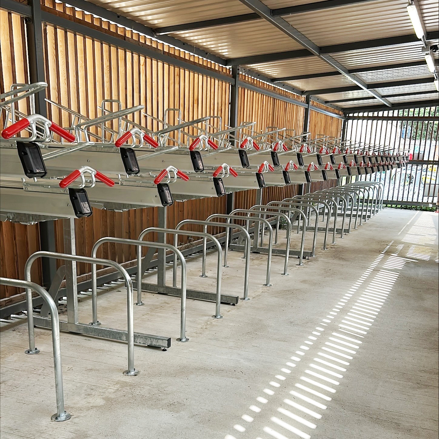 Two-Tier Cycle Parking