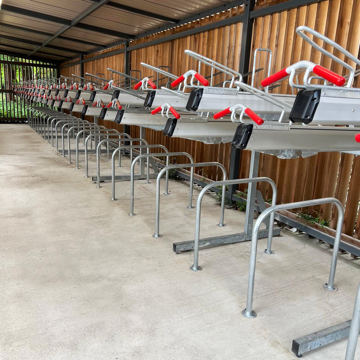 Two-Tier Cycle Parking