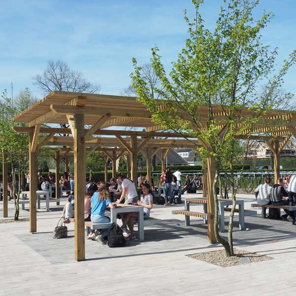 FalcoBloc Picnic Table (Closed Frame)