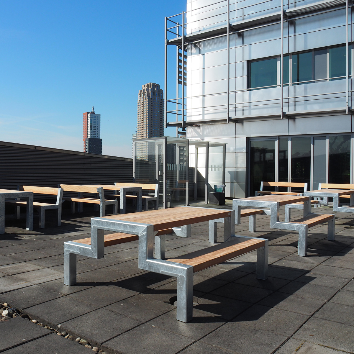 FalcoBloc Picnic Table (Open Frame)
