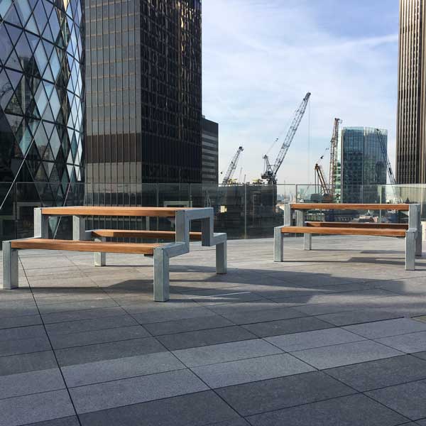 FalcoBloc Picnic Table (Open Frame)