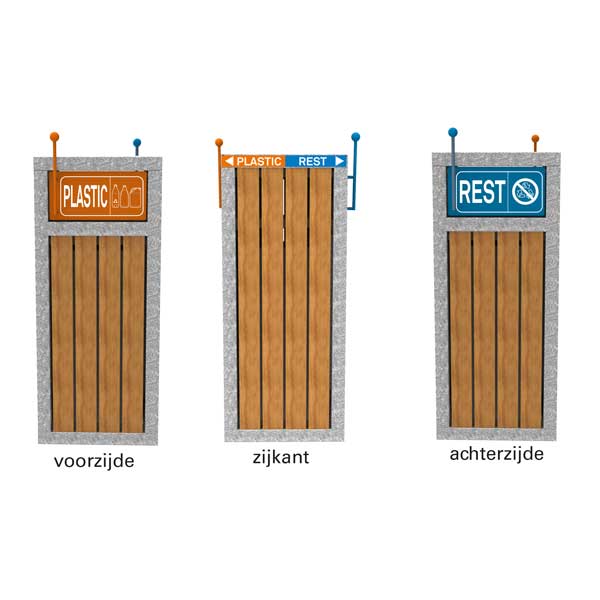 FalcoBloc Litter Bin (with door)