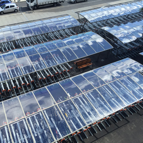 FalcoRail Double-Sided Cycle Shelter