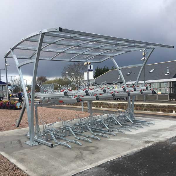 FalcoRail Double-Sided Cycle Shelter