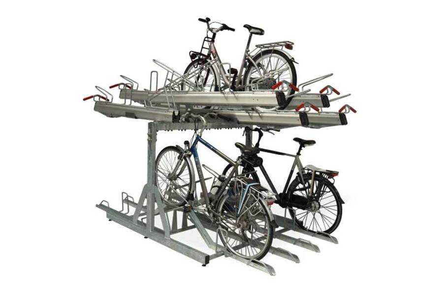 FalcoLevel-Premium+ Two-Tier Cycle Parking