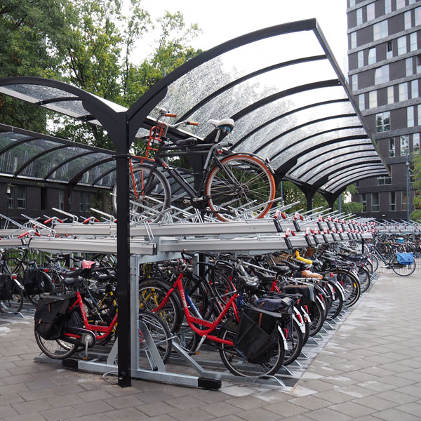 FalcoLevel-Premium+ Two-Tier Cycle Parking