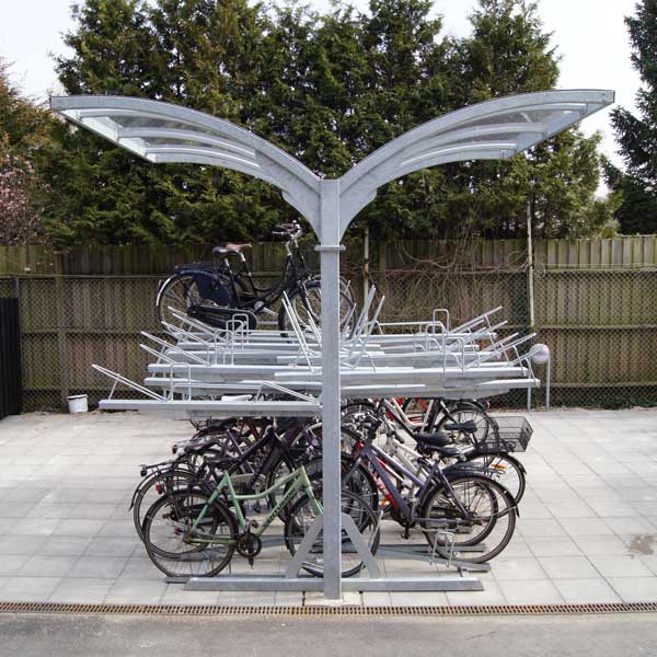 FalcoLevel-Eco Two-Tier Cycle Parking