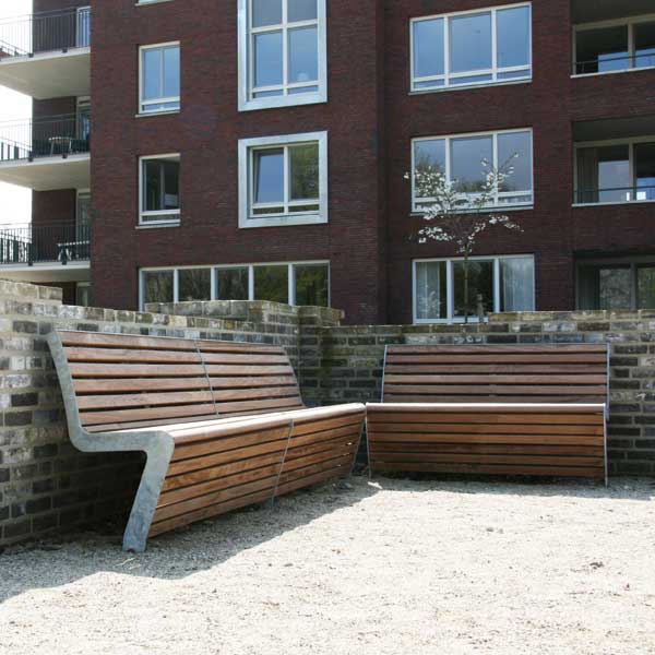 straatmeubilair buitenbank zitbank parkbank fsc hout