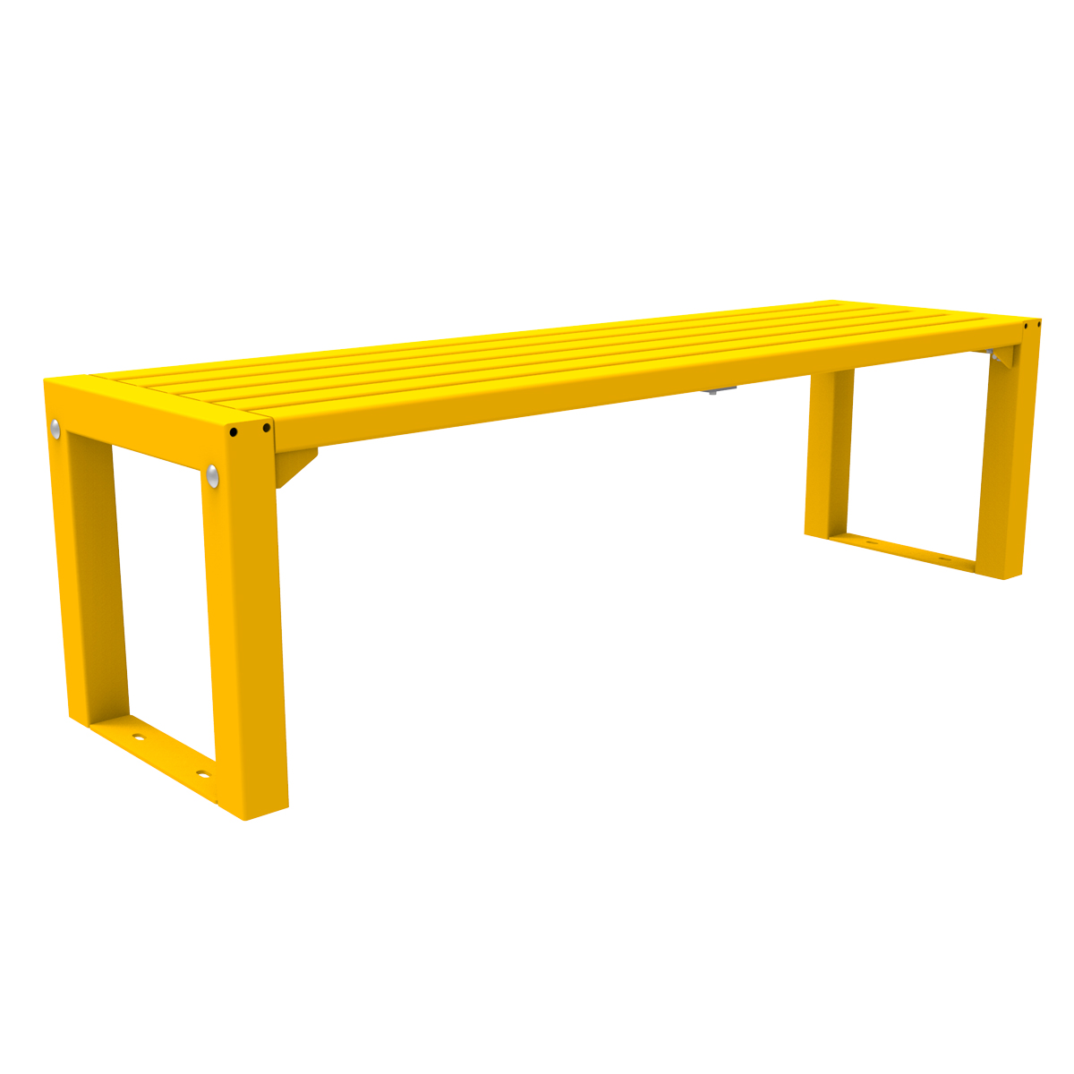 straatmeubilair zitbank buitenbank parkbank staal RAL gepoedercoat