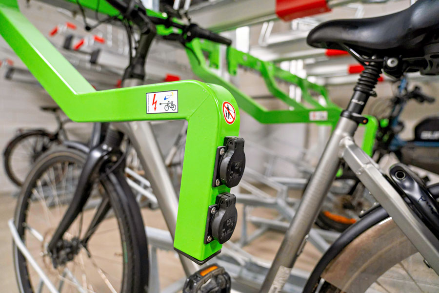 FalcoLevel-Eco Two-Tier Cycle Rack for e-Bikes