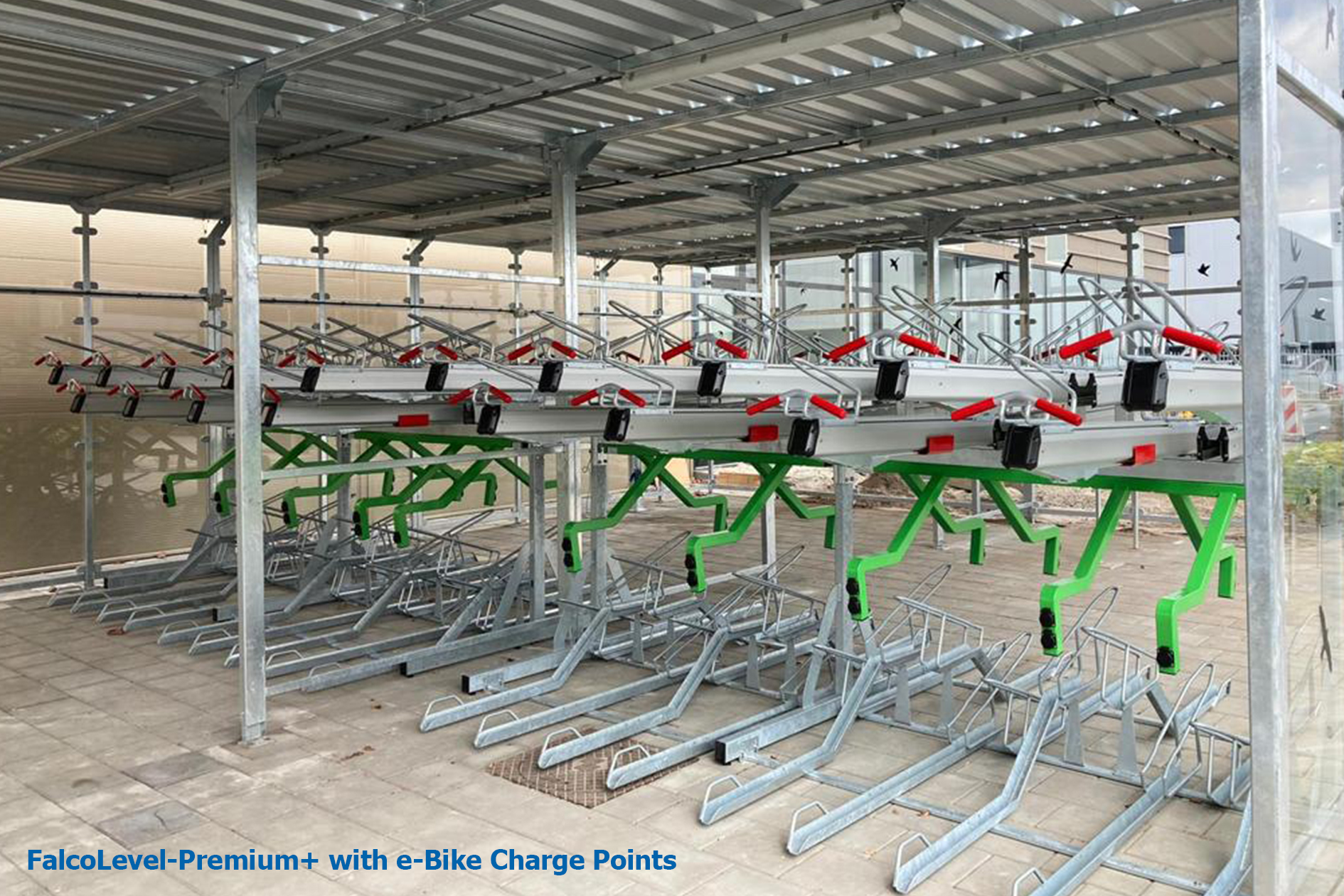 FalcoLevel-Premium+ with e-Bike Charge Points
